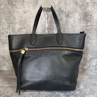 ジャンニキャリーニ(GIANNI CHIARINI)の【希少 美品】ジャンニキャリーニ ハンドバッグ 2way レザー ブラック 黒(トートバッグ)