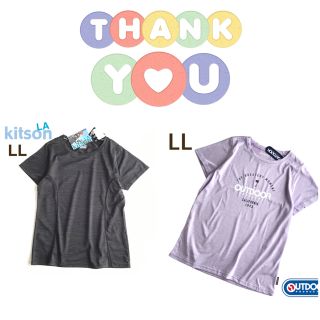 キットソン(KITSON)の❤️専用【LL】キットソンLA 胸ロゴ 吸水速乾 半袖 T 黒系他合計2点(Tシャツ(半袖/袖なし))