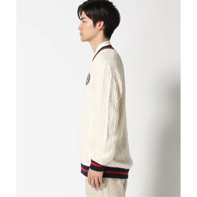 GUESS(ゲス)の【ホワイト(G011)】(M)Cable Sweater メンズのトップス(ニット/セーター)の商品写真