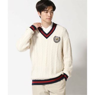 ゲス(GUESS)の【ホワイト(G011)】(M)Cable Sweater(ニット/セーター)