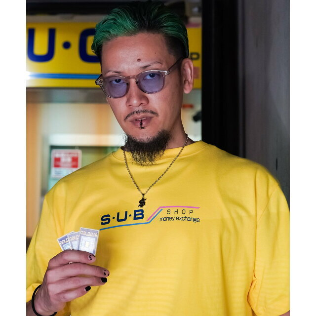 Subciety(サブサエティ)の【YELLOW】【LARGE】MONEY EXCHANGE TEE その他のその他(その他)の商品写真