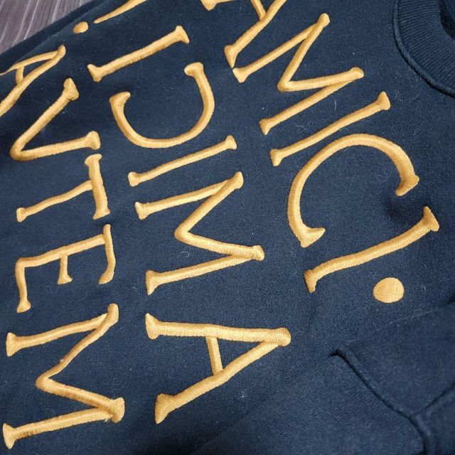 MOSCHINO - MOSCHINO お洒落 刺繍 ロゴ トレーナー スウェット ロングT