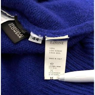 美品 ZANONE ザノーネ クルーネック ウールセーター 長袖 size44-