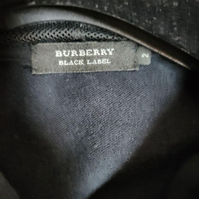 BURBERRY BLACK LABEL - BURBERRY 切り替え フード付き パーカー