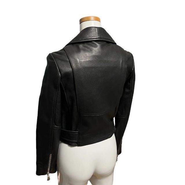 激安特価品 美品 ラグナムーン ライダースジャケット ラムレザー 激安特価品 美品 ラグナムーン ライダースジャケット ラムレザー