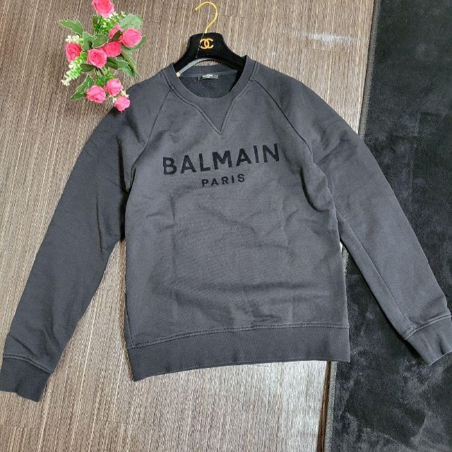 低価人気SALE】 BALMAIN - バルマン かわいい ロゴ トレーナー