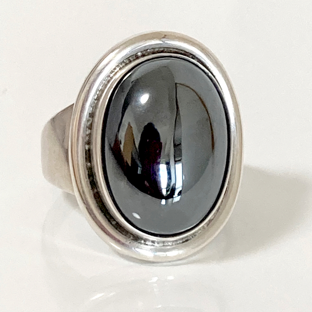 Georg Jensen ジョージ ジェンセン ヘマタイト SV925 リング