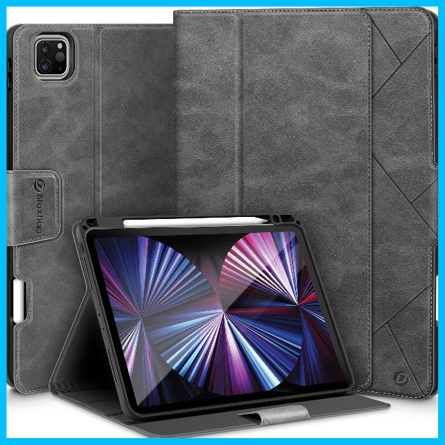 【色: グレー】BloxFlag iPad Pro 11インチ ケース 2022