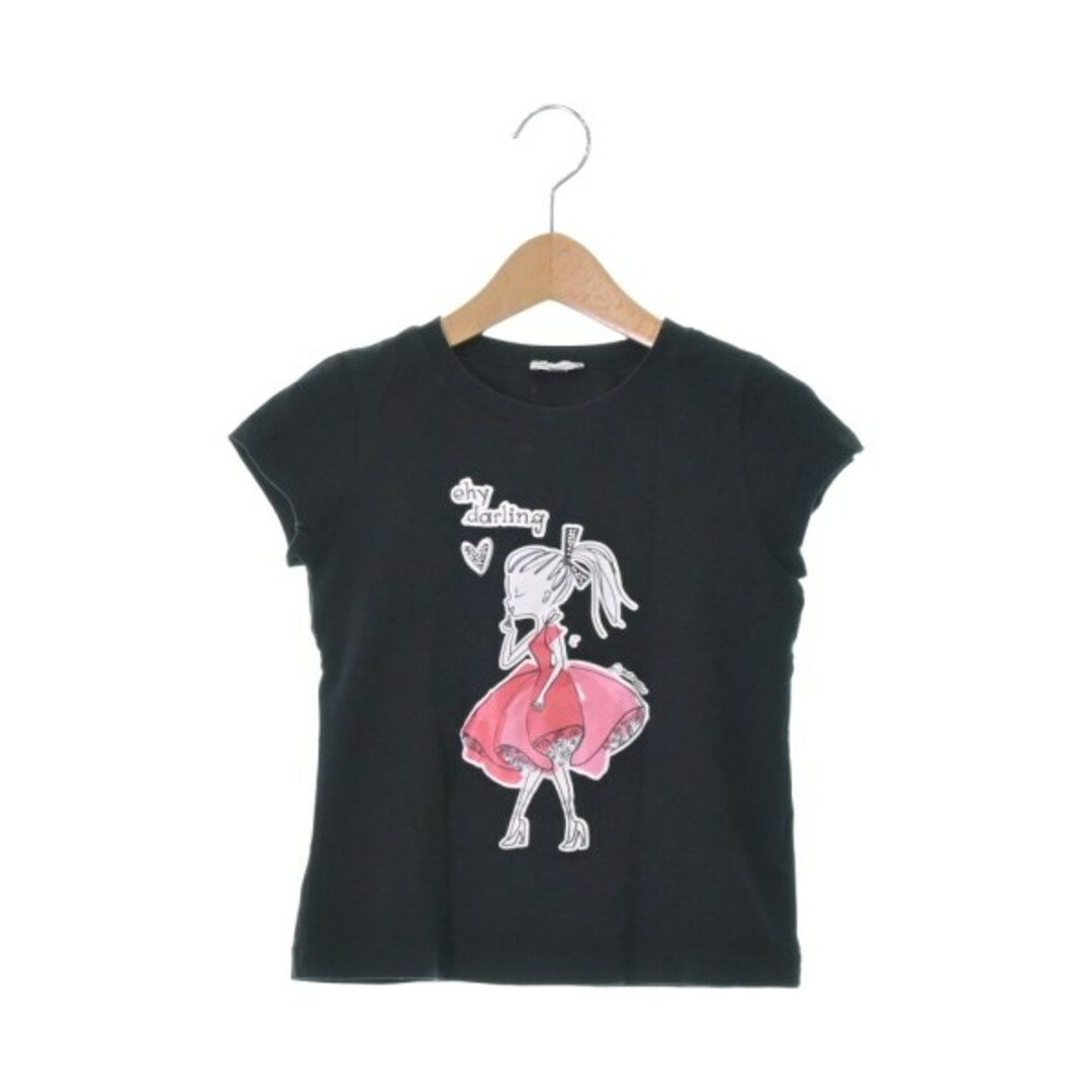 Simonetta(シモネッタ)のsimonetta シモネッタ Tシャツ・カットソー 134 黒 【古着】【中古】 キッズ/ベビー/マタニティのキッズ服女の子用(90cm~)(Tシャツ/カットソー)の商品写真