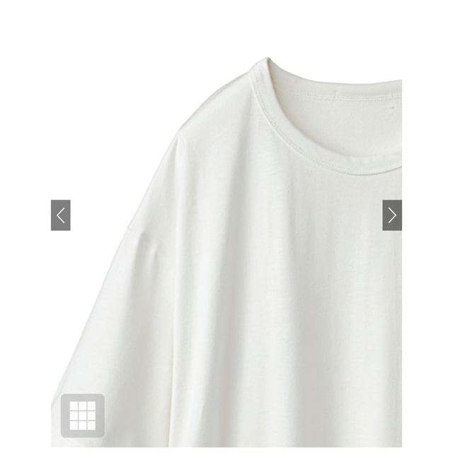 GRL(グレイル)のGRL サイドスリットロングシャツ　Tシャツ レディースのトップス(Tシャツ(半袖/袖なし))の商品写真