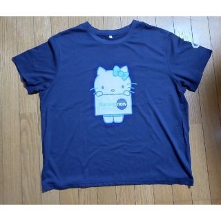 ハローキティ(ハローキティ)のハローキティ　メンズ　Tシャツ　Ｆ　紺色(Tシャツ/カットソー(半袖/袖なし))