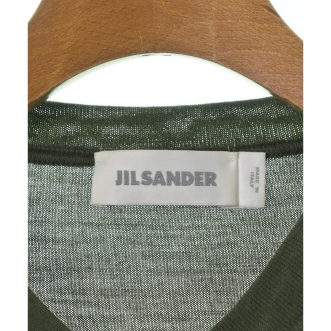 JIL SANDER ジルサンダー ニット・セーター 48(L位) カーキ - ニット