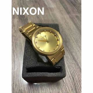 ニクソン(NIXON)の【美品】【NIXON】キャノン　ゴールド　腕時計　アナログ　ウォッチ(腕時計(アナログ))