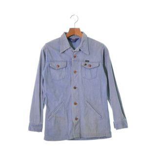 ラングラー(Wrangler)のWrangler カジュアルシャツ -(XS位) インディゴ(デニム) 【古着】【中古】(シャツ)