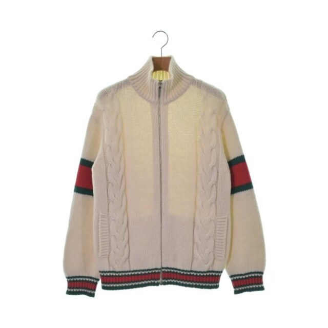 GUCCI - GUCCI グッチ カーディガン XS 白 【古着】【中古】の GUCCI - GUCCI グッチ カーディガン XS 白 【古着】【中古】の