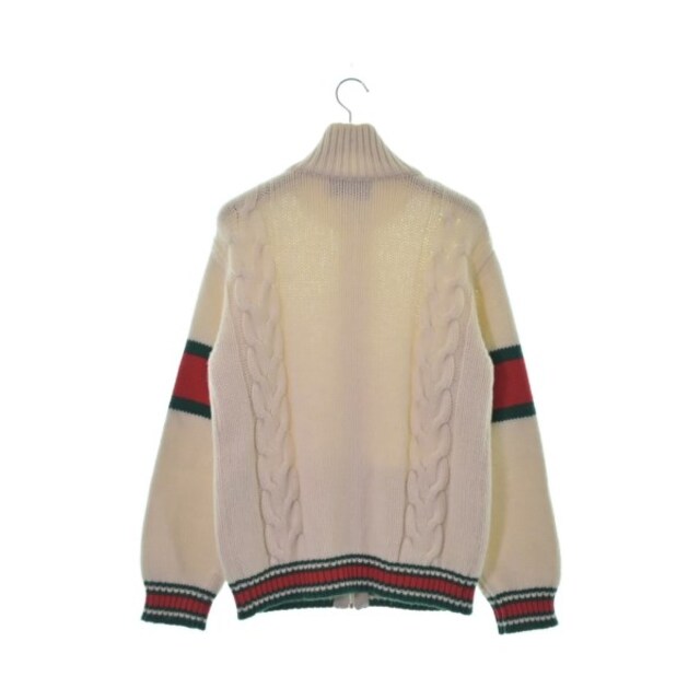 GUCCI - GUCCI グッチ カーディガン XS 白 【古着】【中古】の GUCCI - GUCCI グッチ カーディガン XS 白 【古着】【中古】の