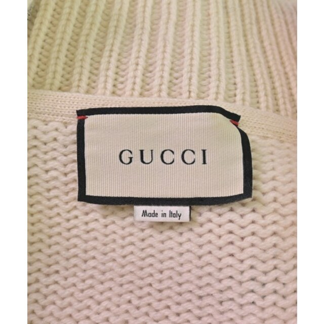 GUCCI - GUCCI グッチ カーディガン XS 白 【古着】【中古】の GUCCI - GUCCI グッチ カーディガン XS 白 【古着】【中古】の