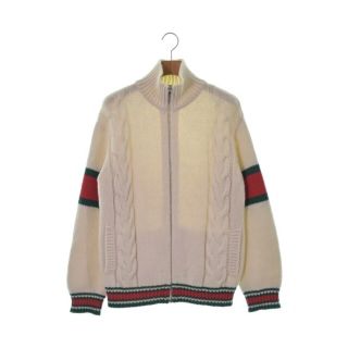 グッチ(Gucci)のGUCCI グッチ カーディガン XS 白 【古着】【中古】(カーディガン)