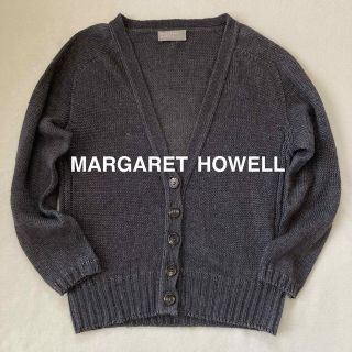 マーガレットハウエル(MARGARET HOWELL)のMARGARET HOWELLマーガレットハウエル リネン100%カーディガン(カーディガン)