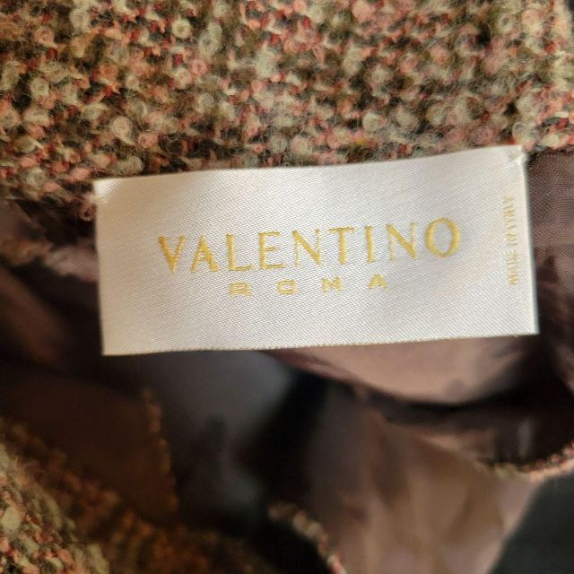 VALENTINO - ヴァレンティノ リボン ドレス ワンピース ツイード