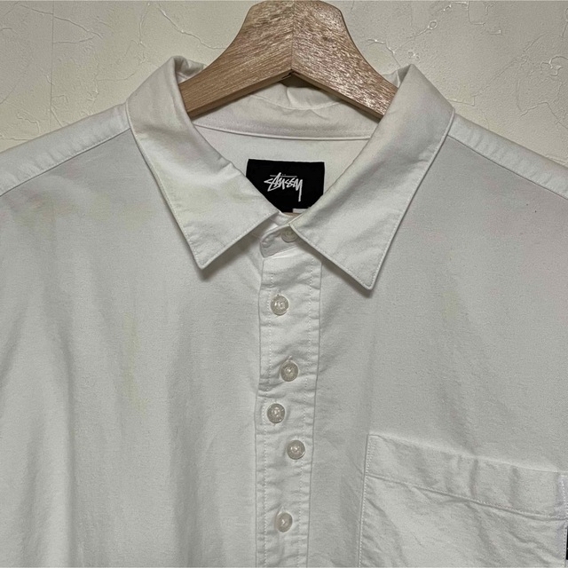 STUSSY CRAZY BUTTON OXFORD L/SL SHIRT