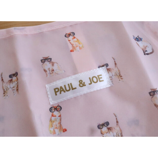 PAUL & JOE(ポールアンドジョー)のPAUL & JOE　猫柄エコバッグ 猫型ポーチ　ゼクシィ 付録 レディースのバッグ(エコバッグ)の商品写真