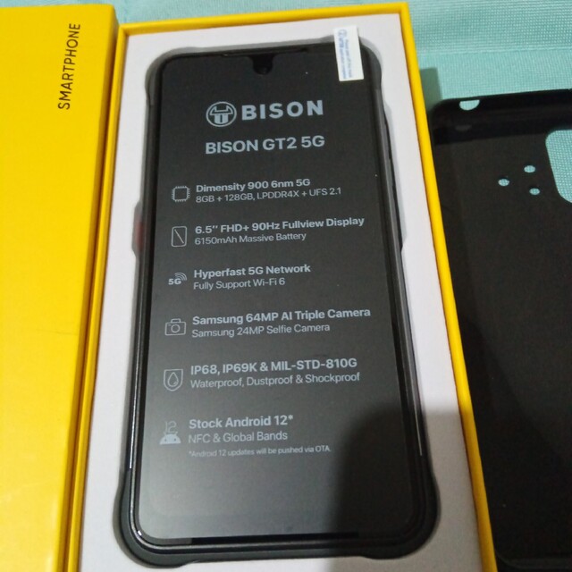 新品未使用 UMIDIGI BISON GT2 5G防水防塵耐衝撃タフネススマホの通販