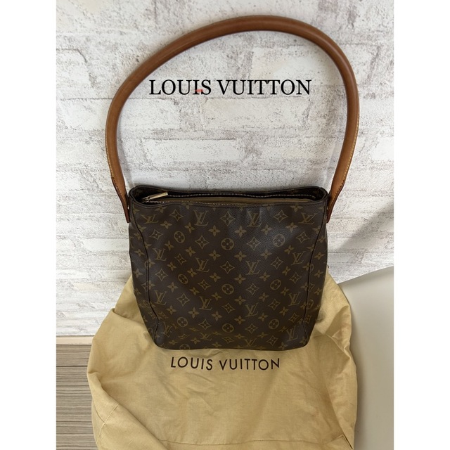 価格は安く LOUIS VUITTON ルイヴィトン モノグラム ルーピングGM