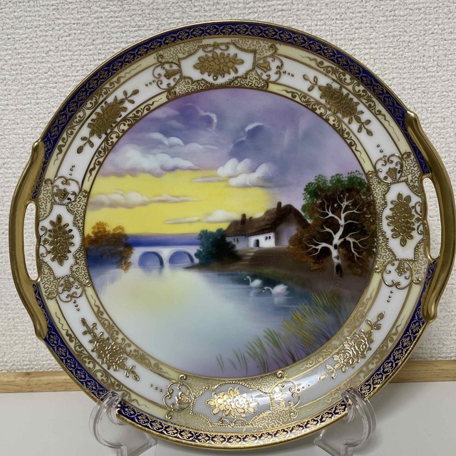 Noritake - オールドノリタケ・23cm×22cm×2.8cm・1908年