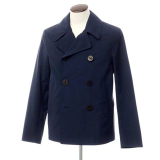 【新品アウトレット】シーラップ Sealup 2023年春夏 CHARLIE PEACOAT リップストップポリエステル ショートピーコート ネイビー【サイズ50】【メンズ】(ピーコート)