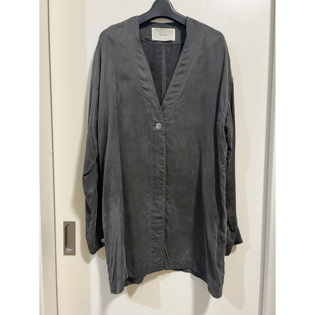 TODAYFUL(トゥデイフル)のtodayful collarless satin shirts レディースのトップス(シャツ/ブラウス(長袖/七分))の商品写真