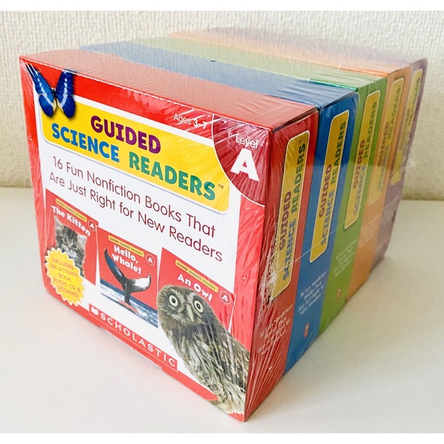 英語絵本 Guided Science Readers サイエンス・リーダー16冊1音源CDC箱