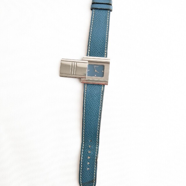 箱付き エルメス HERMES グリザード クオーツ 腕時計 スライドケース