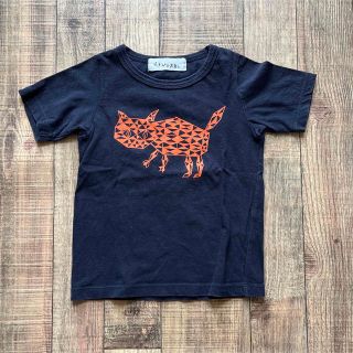 mina perhonen - ミナペルホネン Tシャツ 110サイズ ネイビー 猫の通販