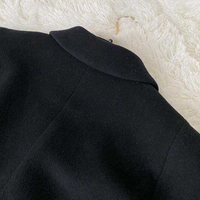極美品 高級カシミヤ100% ダブルブレスト チェスター ￼ロング