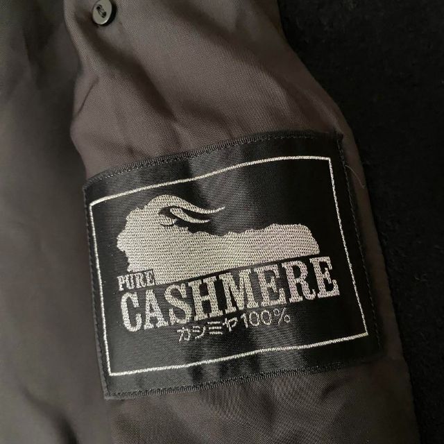 極美品 高級カシミヤ100% ダブルブレスト チェスター ￼ロング