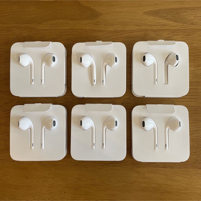 Apple＊純正＊イヤホン＊EarPods＊6セット＊未使用ヘッドフォン