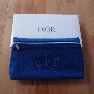 ディオール(Dior)のDIOR ノベルティ デニムポーチ(ポーチ)