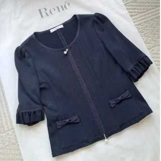 お値下げしました！ Rene ボレロ　半袖　黒