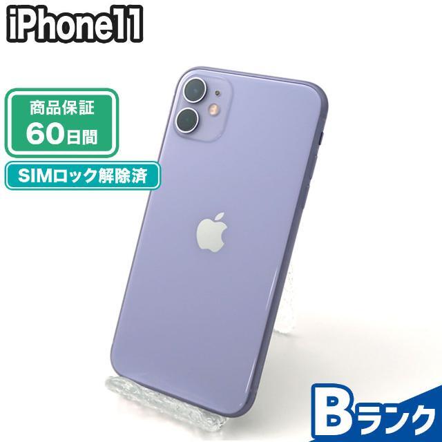 セールオーダー iPhone11 256GB パープル au 中古 Bランク 本体【ReYuu