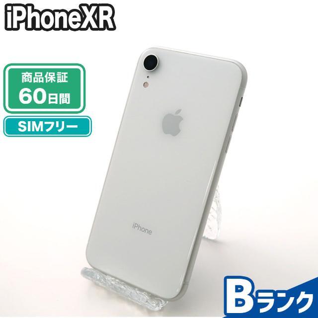 SIMロック解除済み iPhoneXR 64GB Bランク 本体【ReYuuストア（リ