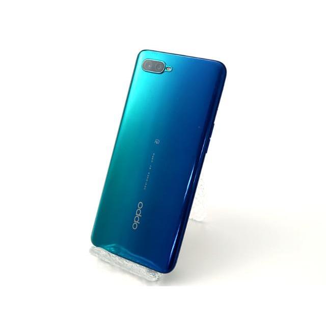 OPPO Reno A 128GB ブルー モバイル  Cランク 本体【ReYuuストア（リユーストア）】