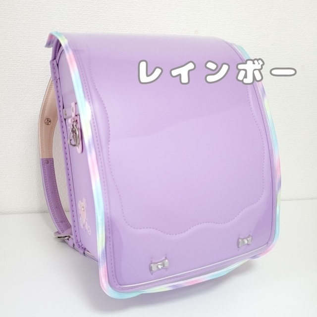 フックなし レインボー ランドセルカバー ハンドメイドのキッズ/ベビー(外出用品)の商品写真