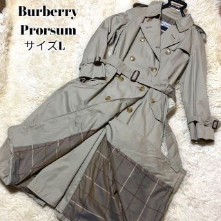バーバリー(BURBERRY) 古着 トレンチコート(レディース)(レザー)の