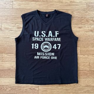 used U.S.A.F space warfare  vintage tank(Tシャツ/カットソー(半袖/袖なし))