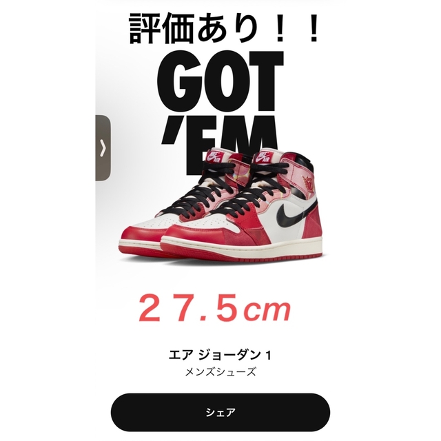 靴/シューズNike Air Jordan 1 High OG  Next Chapter