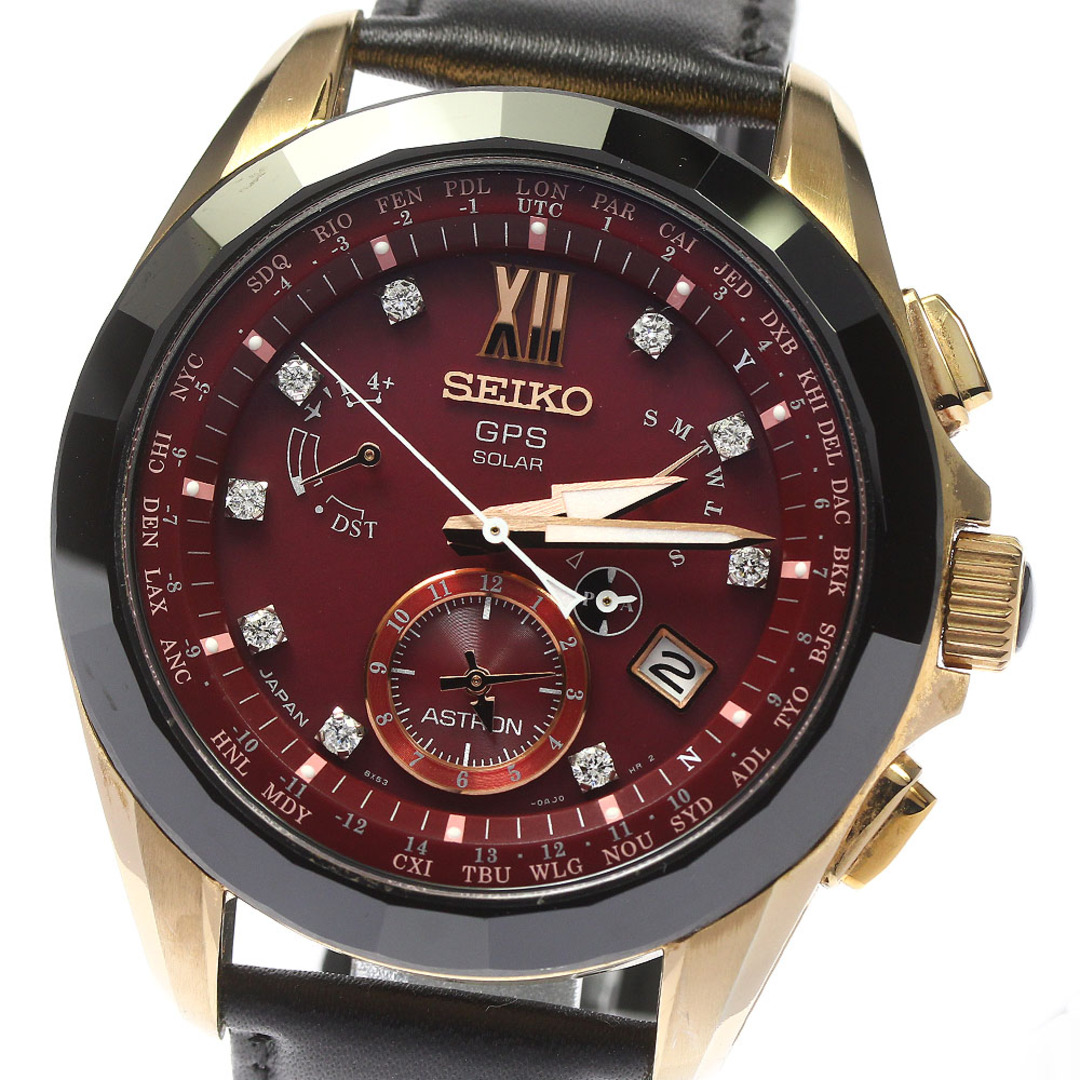 セイコー SEIKO SBXB080/8X53-0AM0-2 アストロン リミテッドエディション 9Pダイヤ ソーラー電波 メンズ _750298