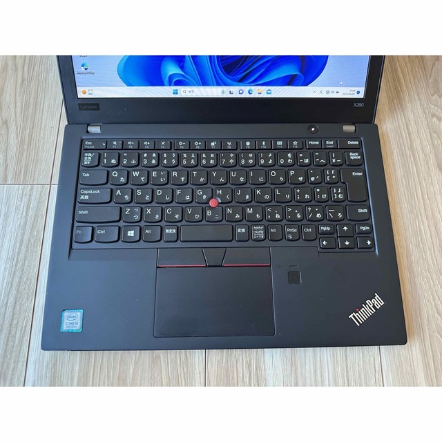 Lenovo(レノボ)のOffice2021搭載！ThinkPad X280 8G SSD256GB スマホ/家電/カメラのPC/タブレット(ノートPC)の商品写真