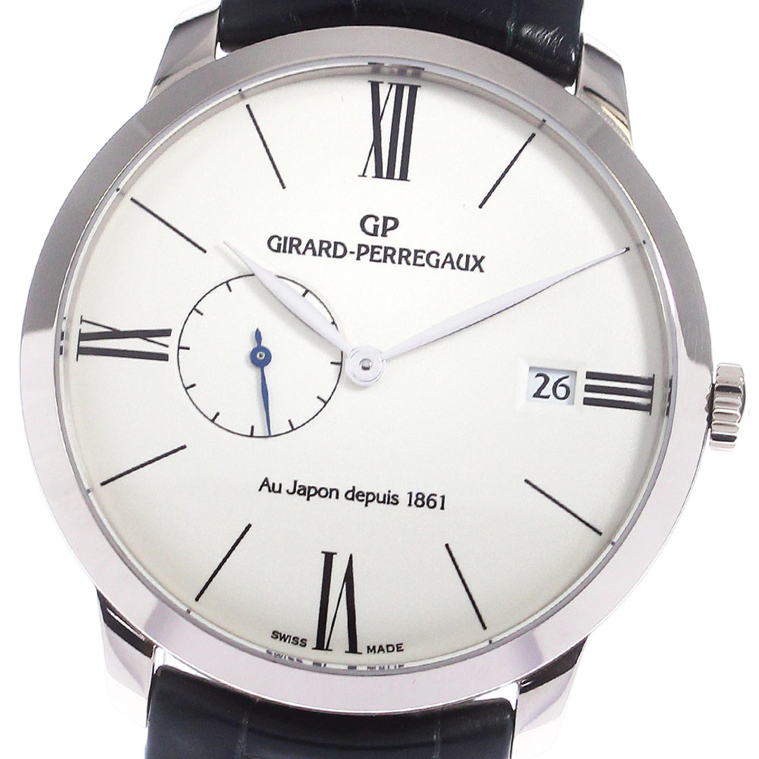 ジラール・ペルゴ GIRARD-PERREGAUX Ref.49526 フランソワ・ペルゴ K18WG 34本限定 自動巻き メンズ 良品 箱・保証書付き_747805