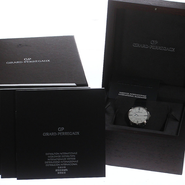 GIRARD-PERREGAUX(ジラールペルゴ)のジラール・ペルゴ GIRARD-PERREGAUX Ref.49526 フランソワ・ペルゴ K18WG 34本限定 自動巻き メンズ 良品 箱・保証書付き_747805 メンズの時計(腕時計(アナログ))の商品写真